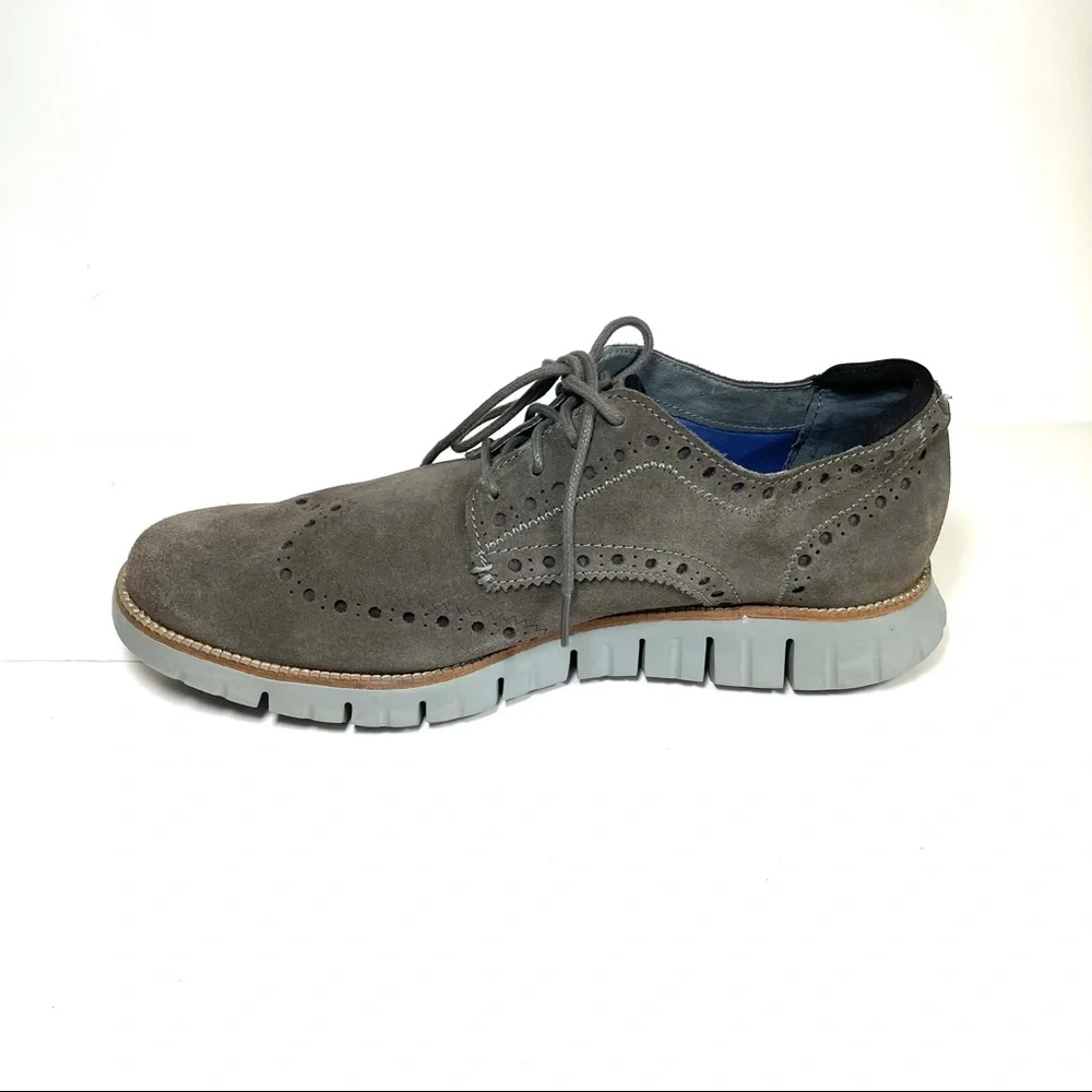 Mark‎ Nason Los Angeles Men’s Wingtip Oxfords Gray Suede Size 11